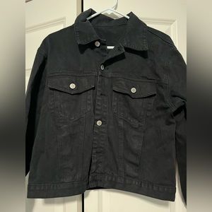 John Galt black denim jacket